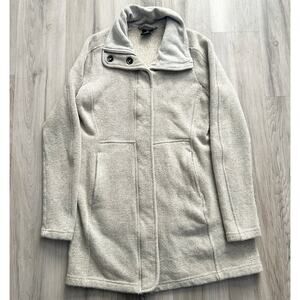 Kuhl highland Full Zip Fleece Jacket, Oatmeal Heather, Women's Size Medium EUC